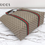 Gucci GG Tender Medium Tote Bag 763287 Dark Coffee